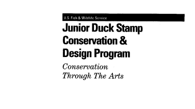 Junior Duck Stamp Conservation & Design Program Conservation Through The Arts