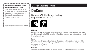DeSoto 2024-2024 Hunt Brochure and permit