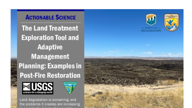 Land Treatment Exploration Tool Handout