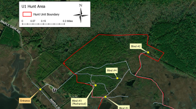 Blackwater NWR Area U1 Map