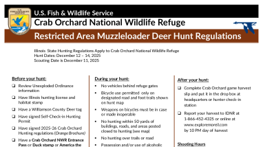 Muzzleloader Restricted Area Hunt Map and Regulations
