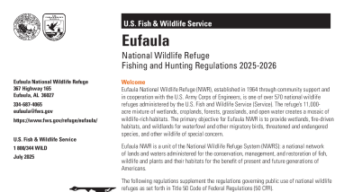 Eufaula Fishing and Hunting Brochure - 2025/2026