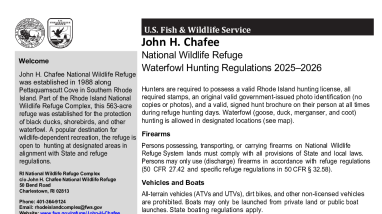 2025-2026_JohnH.Chafee_NWR_Waterfowl_Brochure