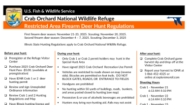 Shotgun Restricted Area Hunt Map and Regulations