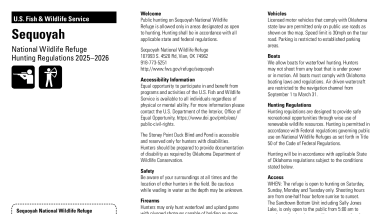 Sequoyah NWR Hunt Regulations
