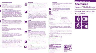 Sherburne NWR General Information Brochure and Map