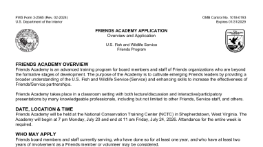 Friends Academy Application