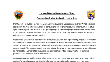 Lostwood WMD Grazing Application Instructions 2026