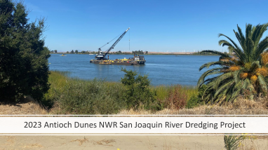 2023 Antioch Dunes NWR San Joaquin River Dredging Project