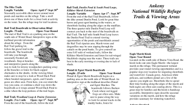 Trail Descriptions Ankeny National Wildlife Refuge