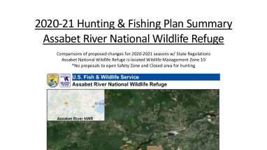 Assabet River, Great Meadows, and Oxbow NWRS Hunt Plan Proposal Summary.pdf