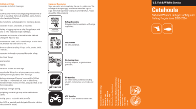 Catahoula National Wildlife Refuge Hunting and Fishing Regulations 2023-2024