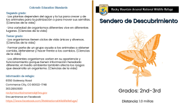 Guía de Excursión en Español para Grados 2-3 del Rocky Mountain Arsenal NWR..pdf