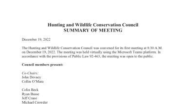 HWCC Meeting Minutes 12-19-2022