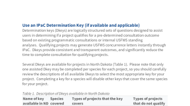 IPaC Determination Key Instructions