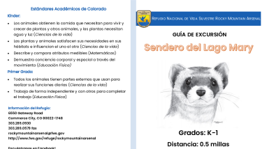 Guía de Excursión en Español para Grados K-1 del Rocky Mountain Arsenal NWR.pdf