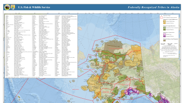 Map of Federally Recognized Tribes in Alaska