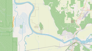 Map of Myrtle Creek Road (FSR #633) Right of Way, Kootenai NWR