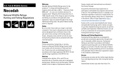 Hunting, Fishing and Trapping Regulations for Necedah National Wildlife Refuge