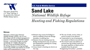 Sand Lake Hunting Regulations 2024