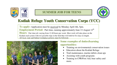 Kodiak NWR YCC flyer 2022