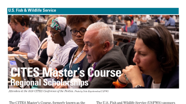 CITES Master's Course General Program Factsheet