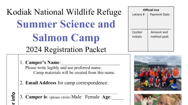 2024 Salmon Camp Registration