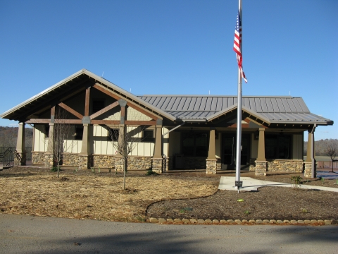 The Cross Creeks NWR Visitor Center.