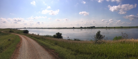 Union Slough view from auto tour route