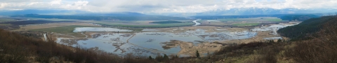 Panoramic view of Kootenai NWR