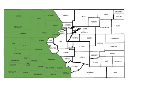 Colorado Field Office Jurisdiction Map