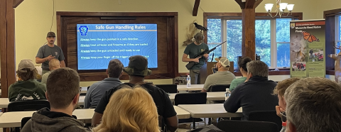 Hunter Safety Presentation at Cherry Valley National Wildlife Refuge