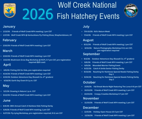 Wolf Creek NFH 2026 Events