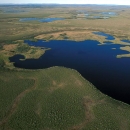 Aerial view of Selawik National Wildlife Refuge Wetlands