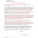 This is an image of the first page of the template for the Project Review Request letter that is to be submitted during the Project Review Process if any ESA Section 7 determinations (aside from northern long-eared bat) are Likely to Adversely Affect or if your project is a wind energy project.