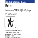 The cover of the Erie NWR Trails Map brochure.