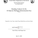 Michigan Endangered Species Determination Key Standing Analysis