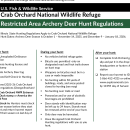 Archery Deer Restricted Area Hunt Map and Regulations