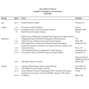 Atlantic Flyway Upcoming Meetings and Calendar of Events
