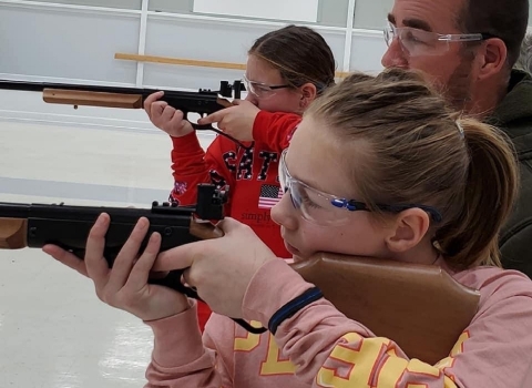 Chattahoochee Forest NFH assists with BB gun shooting for youth