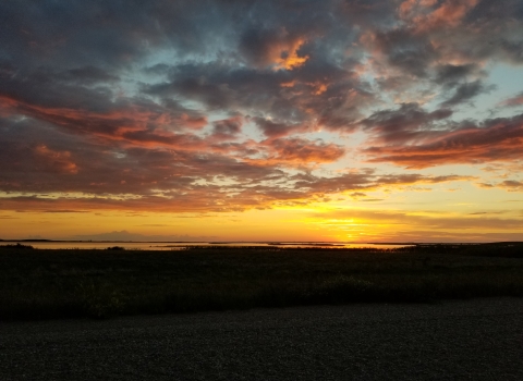 Sunset on Lake Audubon