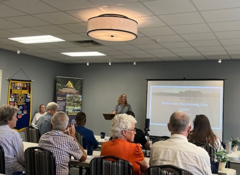 Group presentation with powerpoint