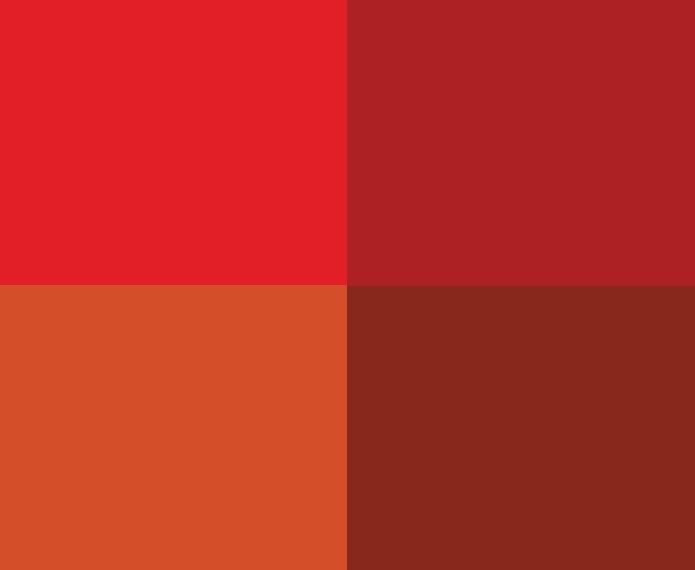 Red and Rufous Swatch