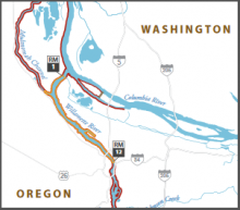 Figure shows location of Portland Harbor study area and the broader focus area.