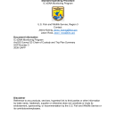 ArcGIS Survey123 Chain of Custody and Trip Plan Summary Standard Operating Procedure