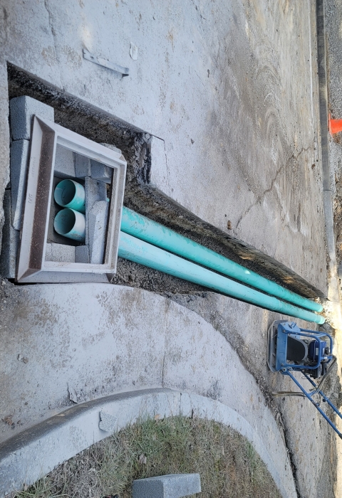 Repair of hatchery entrance road sinkhole at Dale Hollow NFH