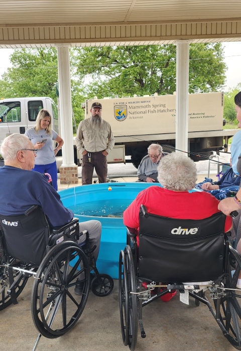 Trout Fishing at the Southfork River Therapy and Living Center