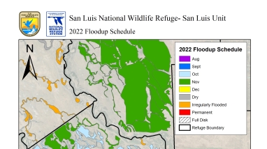 2022 Flood-up Maps - San Luis NWR and Merced NWR