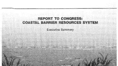 1988 Report to Congress: Coastal Barrier Resources System