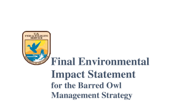 Final Environmental Impact Statement for the Barred Owl Management Strategy